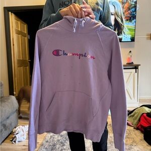 Champion Purple Hoodie